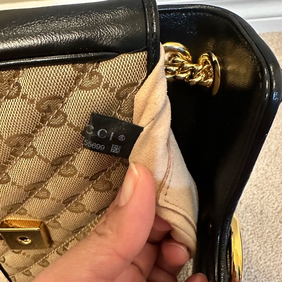 -SOLD- GG marmont mini canvas + leather - Picture 11 of 11